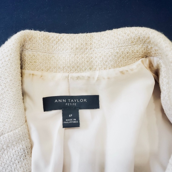 Ann Taylor Cream Blazer - Picture 11 of 15